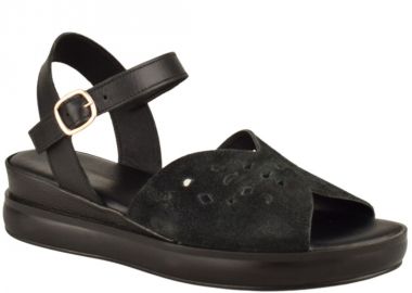 Πέδιλα γυναικεία | Δερμάτινα | Υφαντίδης | 226116 | Μαύρο - Υφαντίδης - 